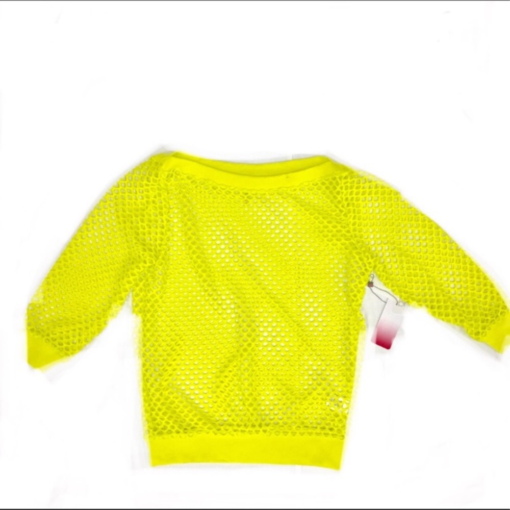 Pink Lotus | Neon | Fishnet Sweater